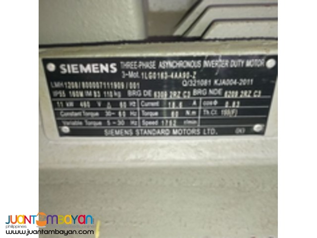 SIEMENS 11KW(15HP) 4 (new motor)