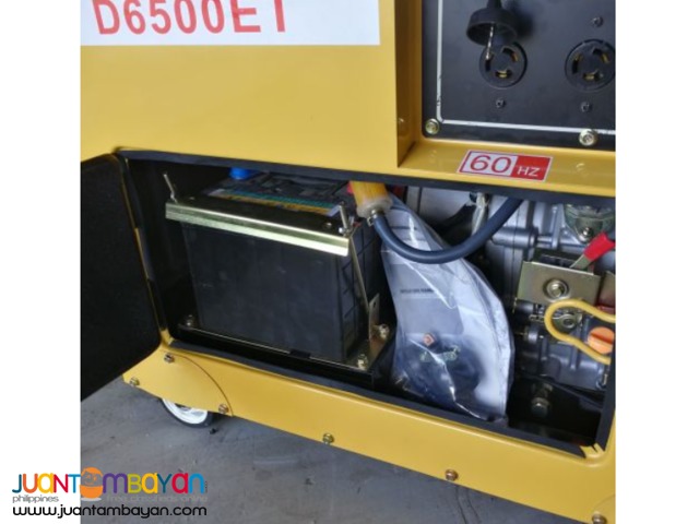 Diesel generator: Constant energy 5KW (5.5KVA) mute