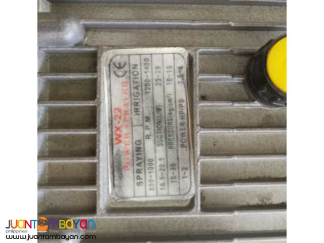 water pump: Constant energy 22A(6.5HP) direct connection