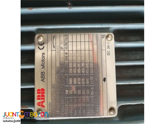 ABB 22KW(30HP) 6 Pole