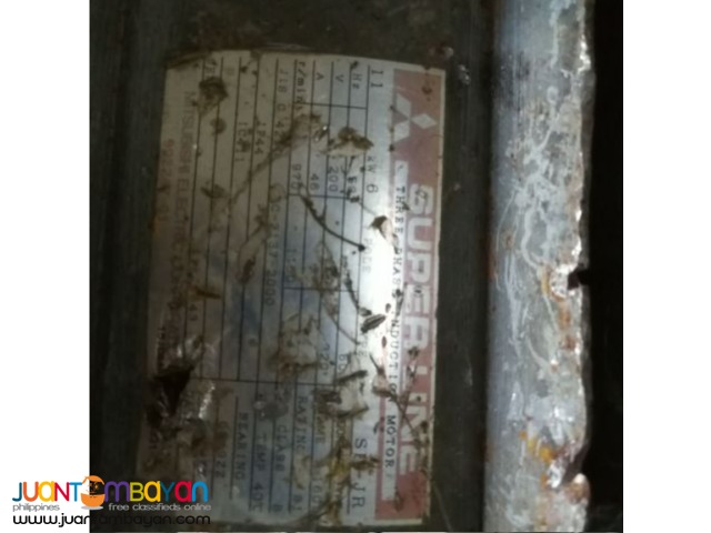 MITSUBISHI 11KW(15HP) 6 Pole motor
