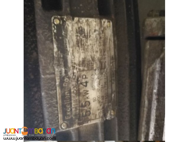 FUJI 5.5KW(7.5HP) 4 Pole motor