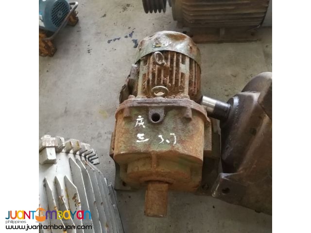 MITSUBISHI 3.7KW(5HP) gear reducer motor