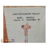 Double smooth 2T chain hoist