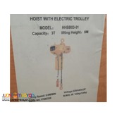  Double smooth 3T chain hoist