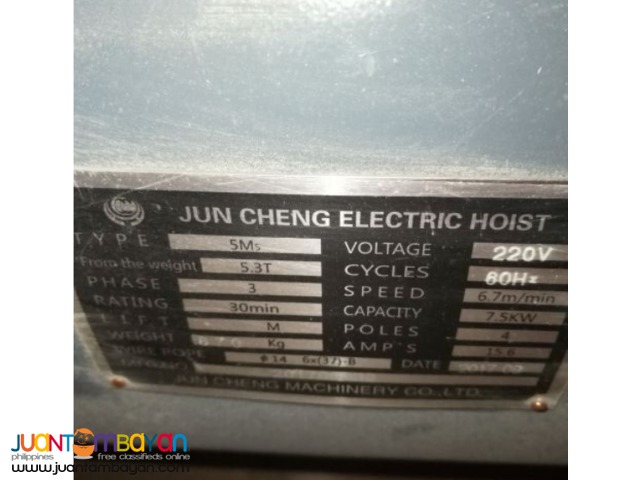 HITACHI navigation 5T wire rope hoist