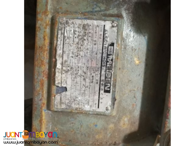 2T steel wire rope hoist in Japan