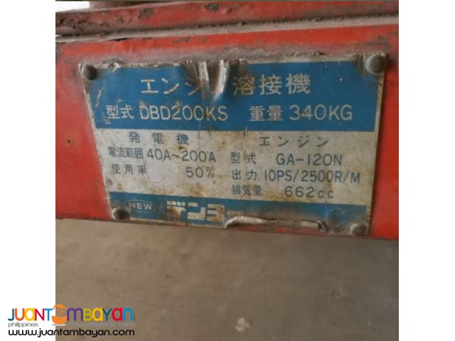 GA-120N Diesel Electric Welding Machine in Japan