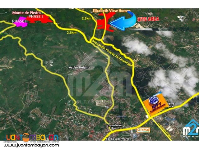 Tilhaong Consolacion Cebu Map Elizabeth View Homes(Lot Only) Tilhaong, Consolacion City, Cebu