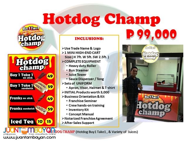 Top Best food cart franchise business 