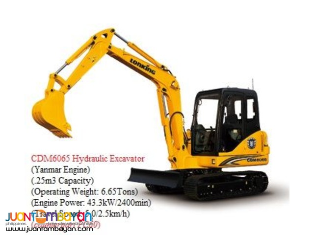 CDM6065 Hydraulic Excavator brandnew