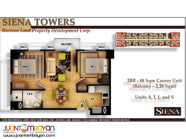 Marikina Condo For Sale SIENA TOWER 