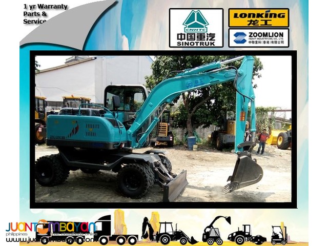 Backhoe loader jg608 (wheel type)