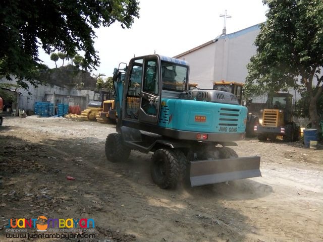 Backhoe loader jg608 (wheel type)