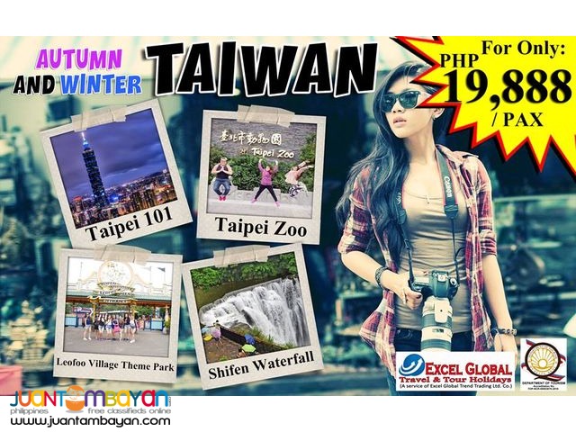 AUTUMN AND WINTER TAIWAN MEGA SALE!!!  ALL-IN WITH AIRFARE
