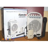 Portable Amplifier Sound System iSpeak SH822 Lapel Wireless Mic