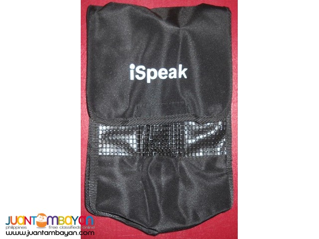 Portable Amplifier Sound System iSpeak SH222u Lapel Wireless Mic