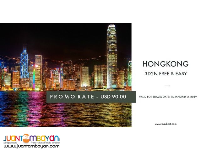 HK Free and Easy for as low USD 90.00