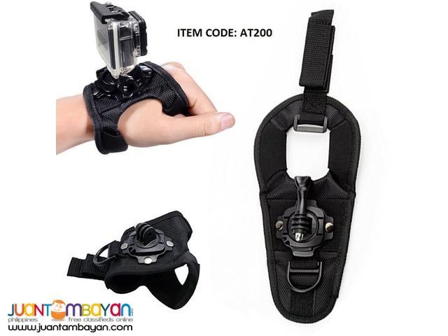 AT200 360 Degree Rotation Glove-style Palm Band Mount wrist Strap