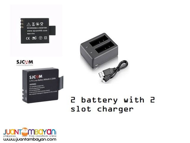 ACTION CAMERA BATTERY WITH FREE CHARGER