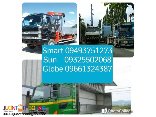 10 wheeler drop side boom truck 10 wheeler wing van for rent