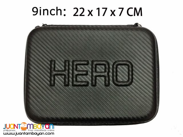 GOPRO 9-INCH CARBON FIBER, WATERPROOF CAMERA CASE GOPRO 9-INCH CARBON FIBER, WATERPROOF CAMERA CASE
