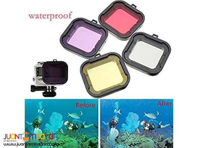 GOPRO HERO3+ AND HERO4 CAMERA FILTER KIT GOPRO HERO3+ AND HERO4 CAMERA FILTER KIT
