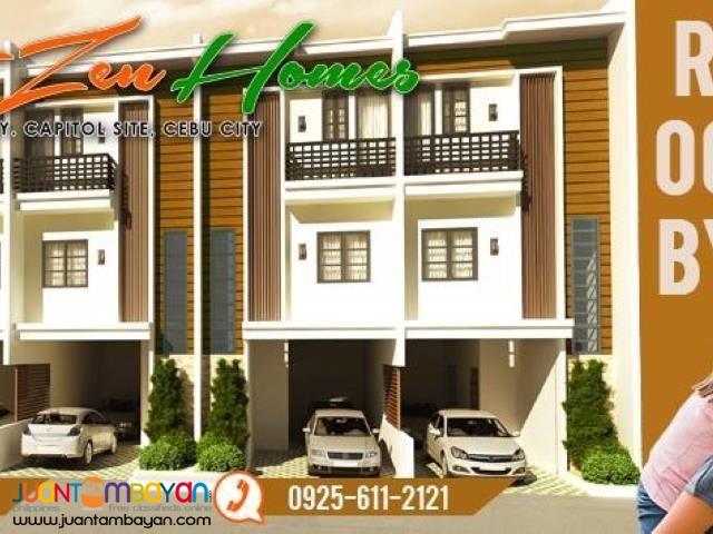 3-Storey Townhouse and Lot Located in Brgy. Capitol, Cebu City