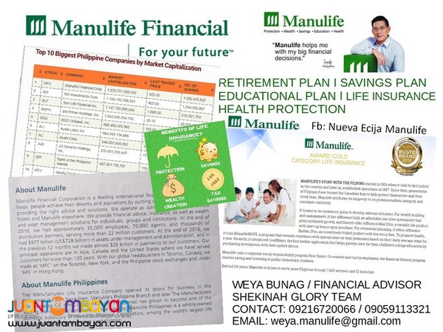 Manulife for Retirement Plan Savings Plan, Health and Insurance