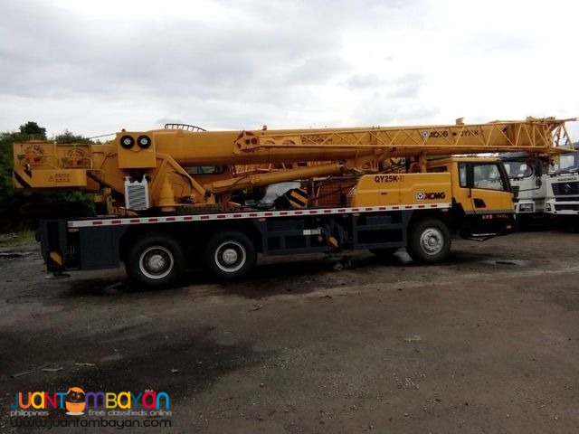 QY25 Zoomlion mobile truck crane for sale