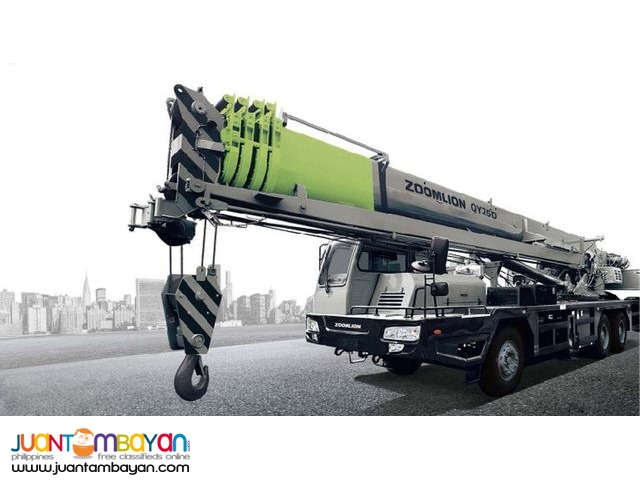 QY25 Zoomlion mobile truck crane for sale