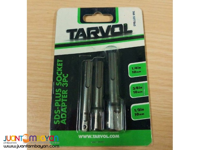 Tarvol SDS-Plus 3-piece Socket Adapter Set
