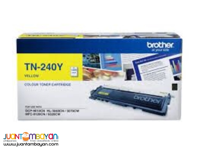 Brother Toner TN240 Yellow FREE DELIVERY