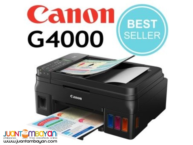 For Sale Canon Pixma G4000 Wireless All in One with Fax 