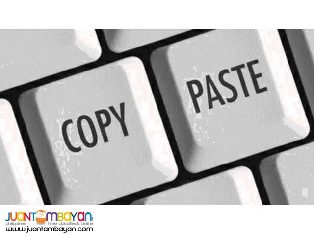 WANTED: homebased freelancers to copy and paste info into forms WANTED: homebased freelancers to copy and paste info into forms