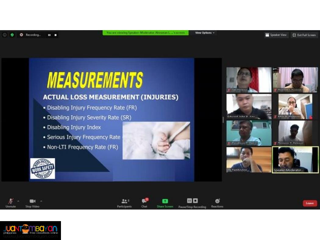 Online Safety Officer 3 Training DOLE Online Safety Program Audit SO3