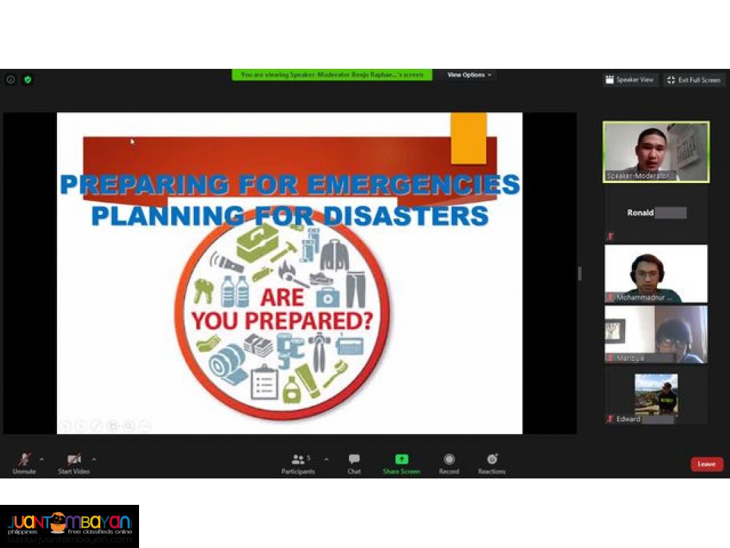 Online Safety Officer 3 Training DOLE Online Safety Program Audit SO3