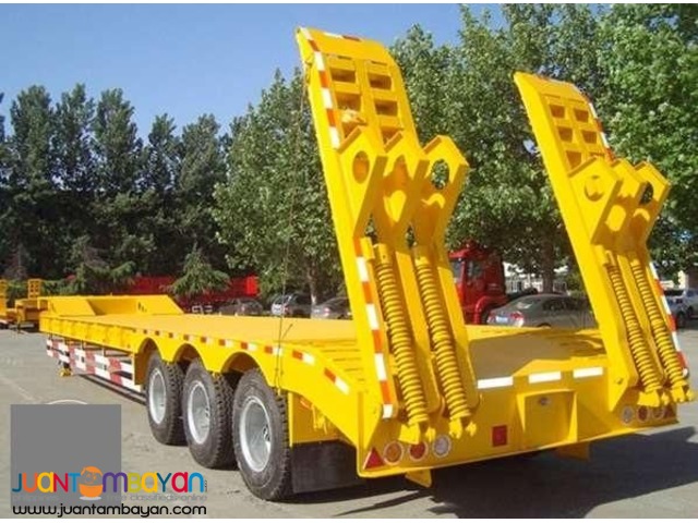 Two-Axle Lowbed Semi Trailer.