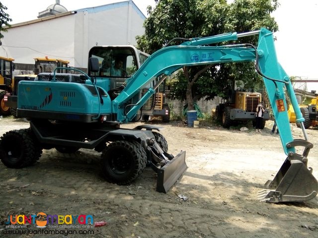 Jinggong JG608 Hydraulic Excavator (wheel type)