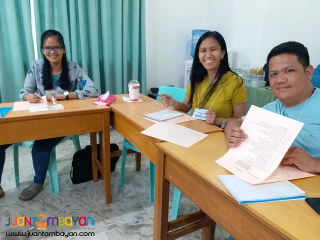 TOT Training of Trainers DOLE Accredited Face To Face Training
