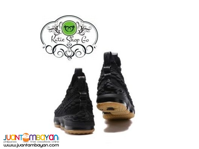 NIKE LEBRON 15 BASKETBALL SHOES - LEBRON 15 BLACK GUM