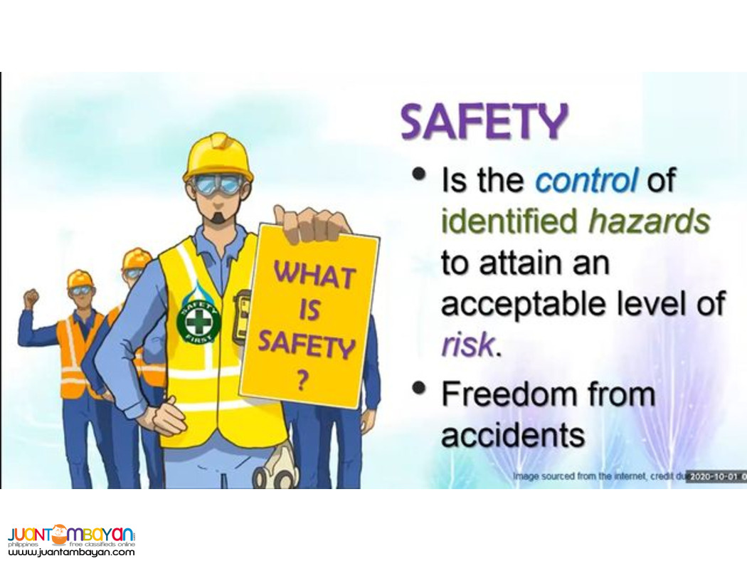 DOLE BOSH Training DOLE Safety Officer Training SO1 Training