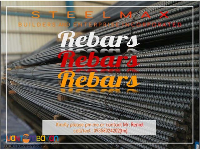 QUALITY REBARS IS NOW AVAILABLE ON STEELMAX