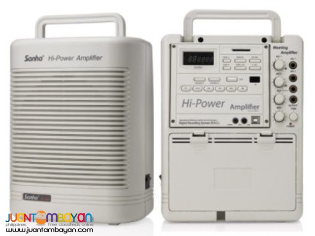 Sanha SH 122 R MP3 VHF Portable Meeting Amplifier Sanha SH 122 R MP3 VHF Portable Meeting Amplifier
