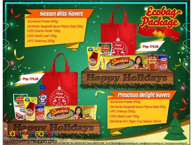 Basket Package Christmas Catalog