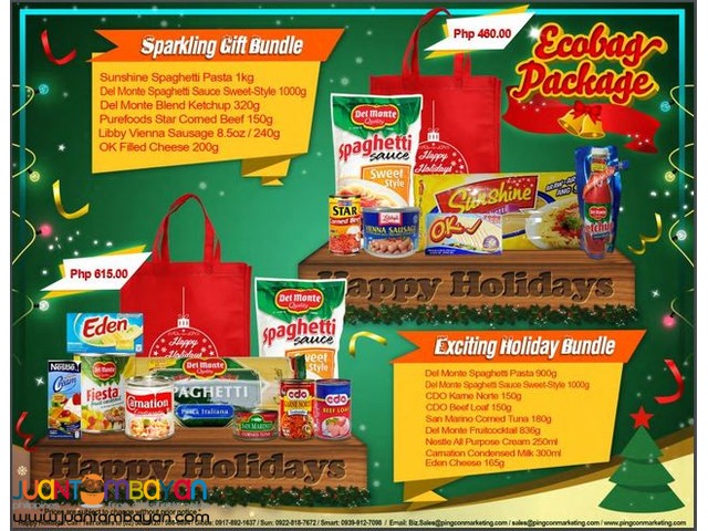 Basket Package Christmas Catalog