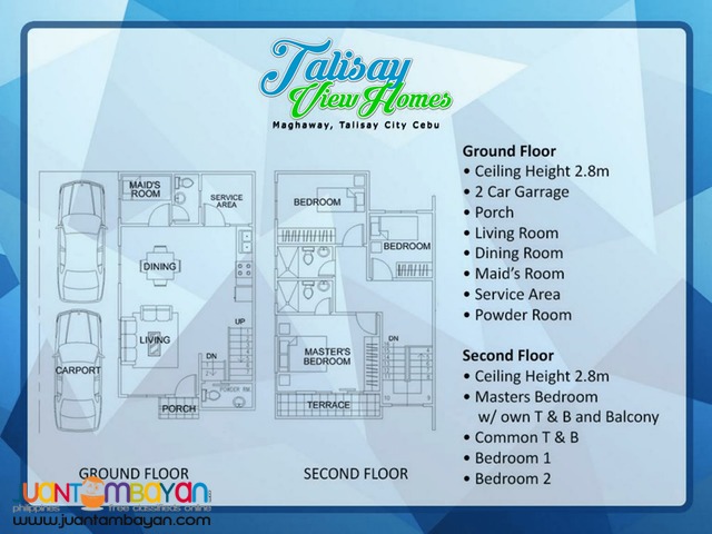 TALISAY VIEW HOMES MAGHAWAY TALISAY CEBU 4 BR HOUSE FOR SALE
