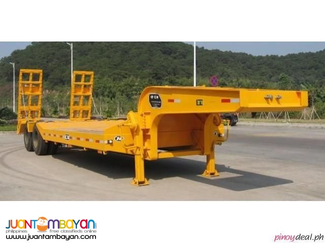 Two-Axle Lowbed Semi-Trailer 45Tons Two-Axle Lowbed Semi-Trailer 45Tons