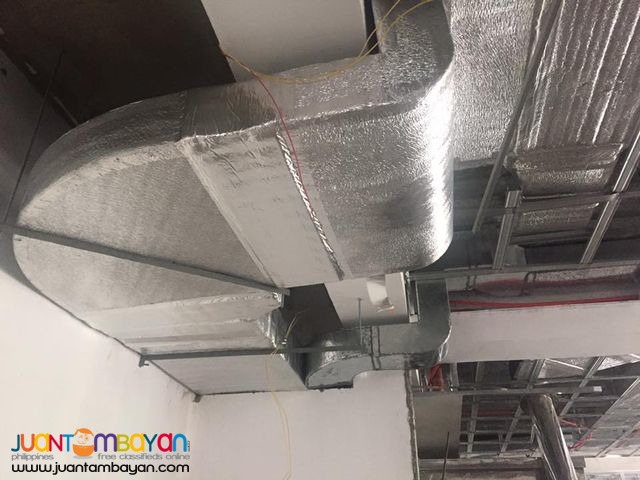 Ducting Works with insulation 