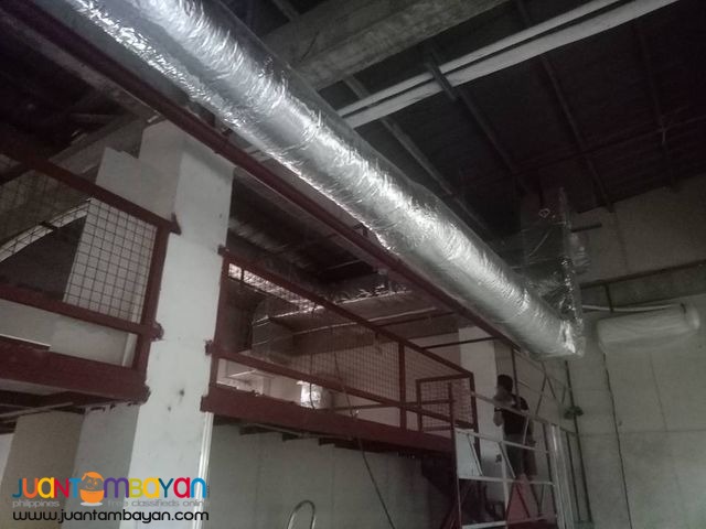 Ducting Works with insulation 